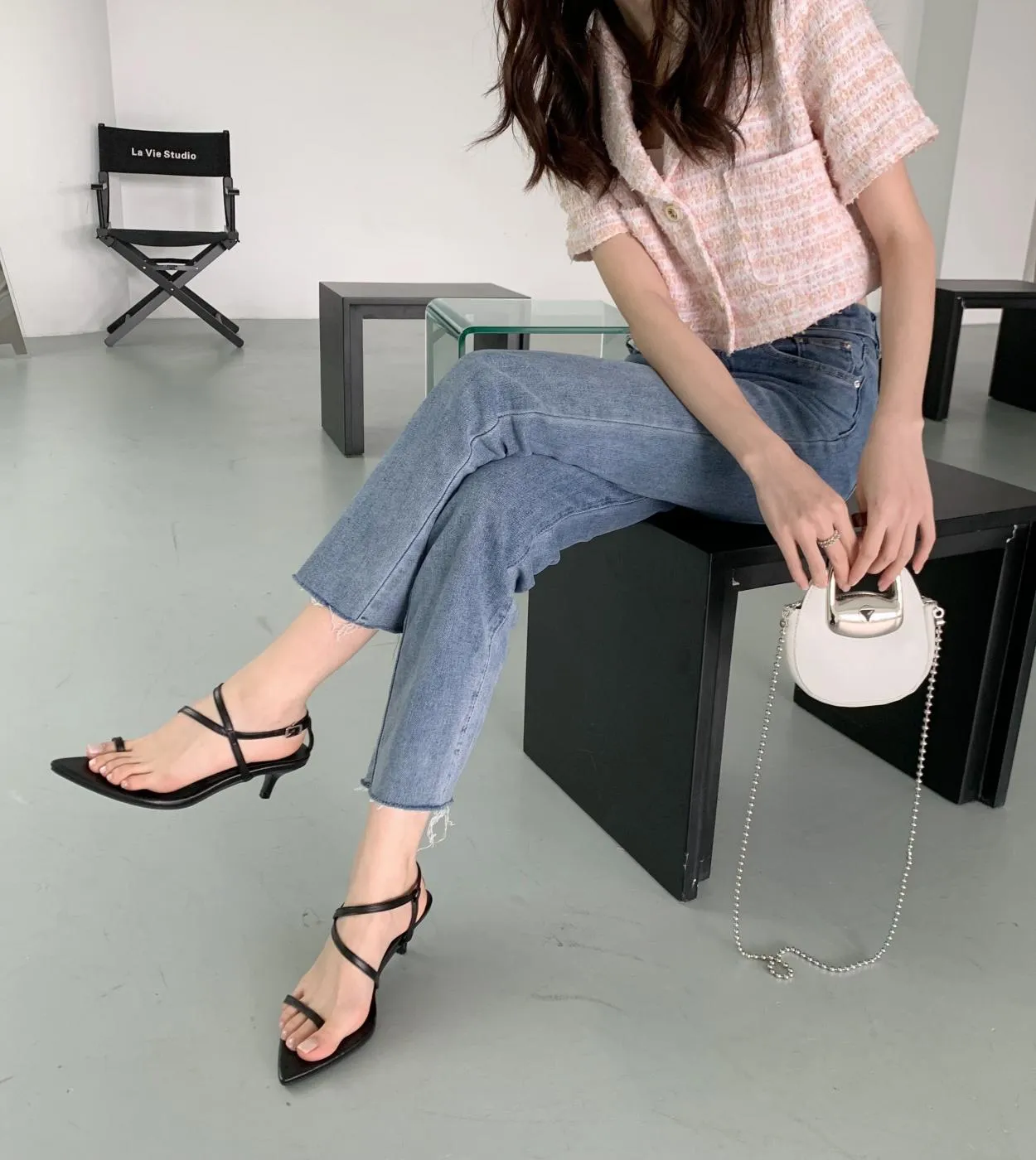 2022 Summer Comfort Shoes For Women Beige Heeled Sandals Flip Flops Platform Mid Calf Strap New Black Flat Corrective