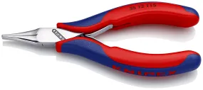 Pinza per elettronica, Pinza a becchi piatti Knipex in Cuscinetto a sfera in acciaio cromato, lungh. 115 mm Piatto,