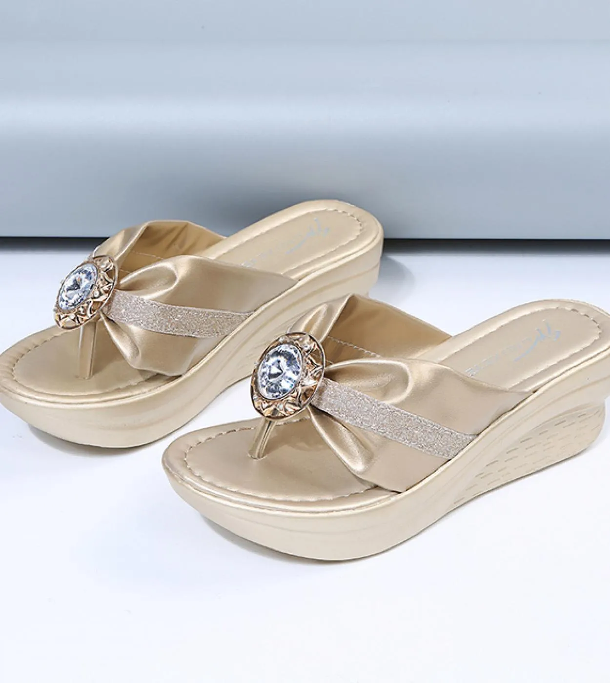 Women Flip Flops Summer Wedges Platform Slippers  Women Slippers Wedge Heel  2023