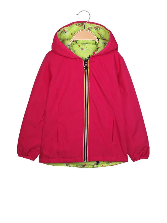 Yes! Do Kid'S Coupe-vent réversible pour fille avec capuche